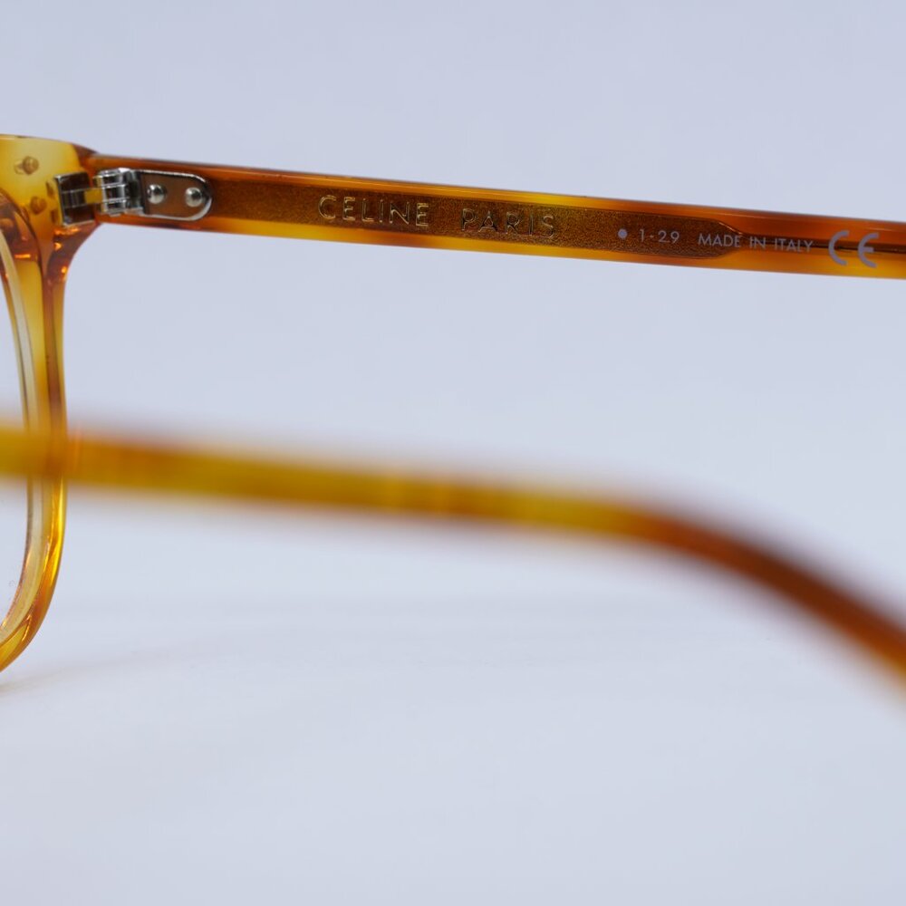 Final Price! Celine CL50046I 053 52mm Eyeglasses - Blonde Havana Frame - Picture 7 of 10